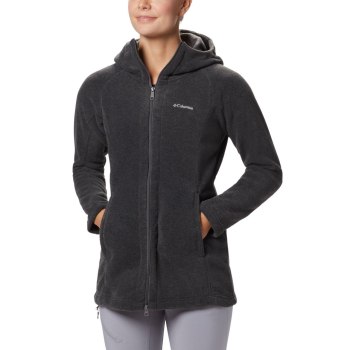 Columbia Benton Springs II Long, Sudaderas Con Capucha Grises Para Mujer | 796024-XMV